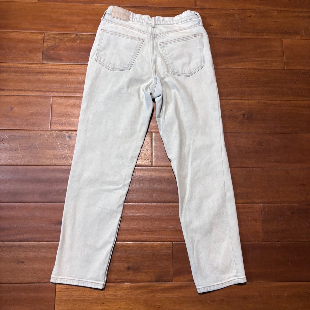 Everlane 90s Cheeky Jeans|Light Blue High Rise Rigid Denim Retro|‎ Sz 27R - Picture 3 of 7